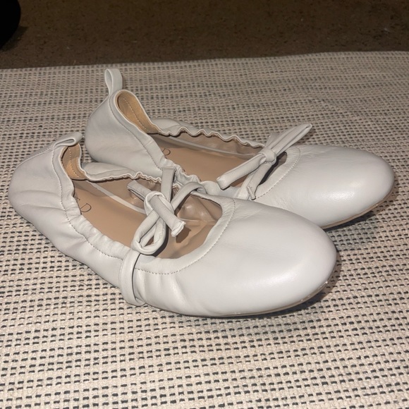 Silent D | Bella Ballet Flat in Oatmilk Leather Size 42 - Picture 3 of 9